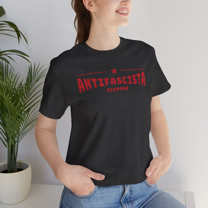 Siempre Antifascista Red Star – Unisex T-Shirt