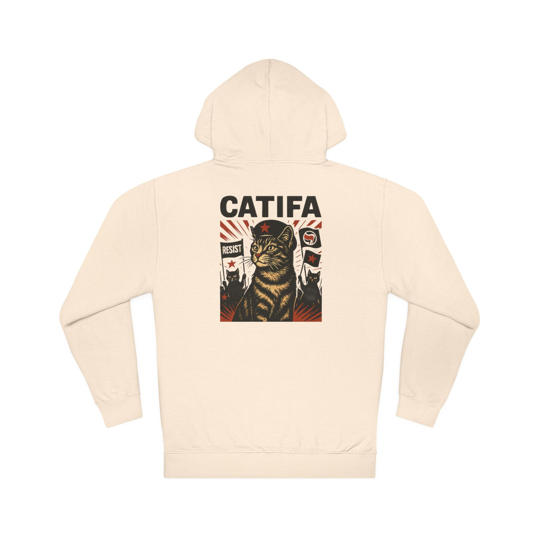 Catifa - Anti-Fascist Cat – Unisex Pullover Hoodie