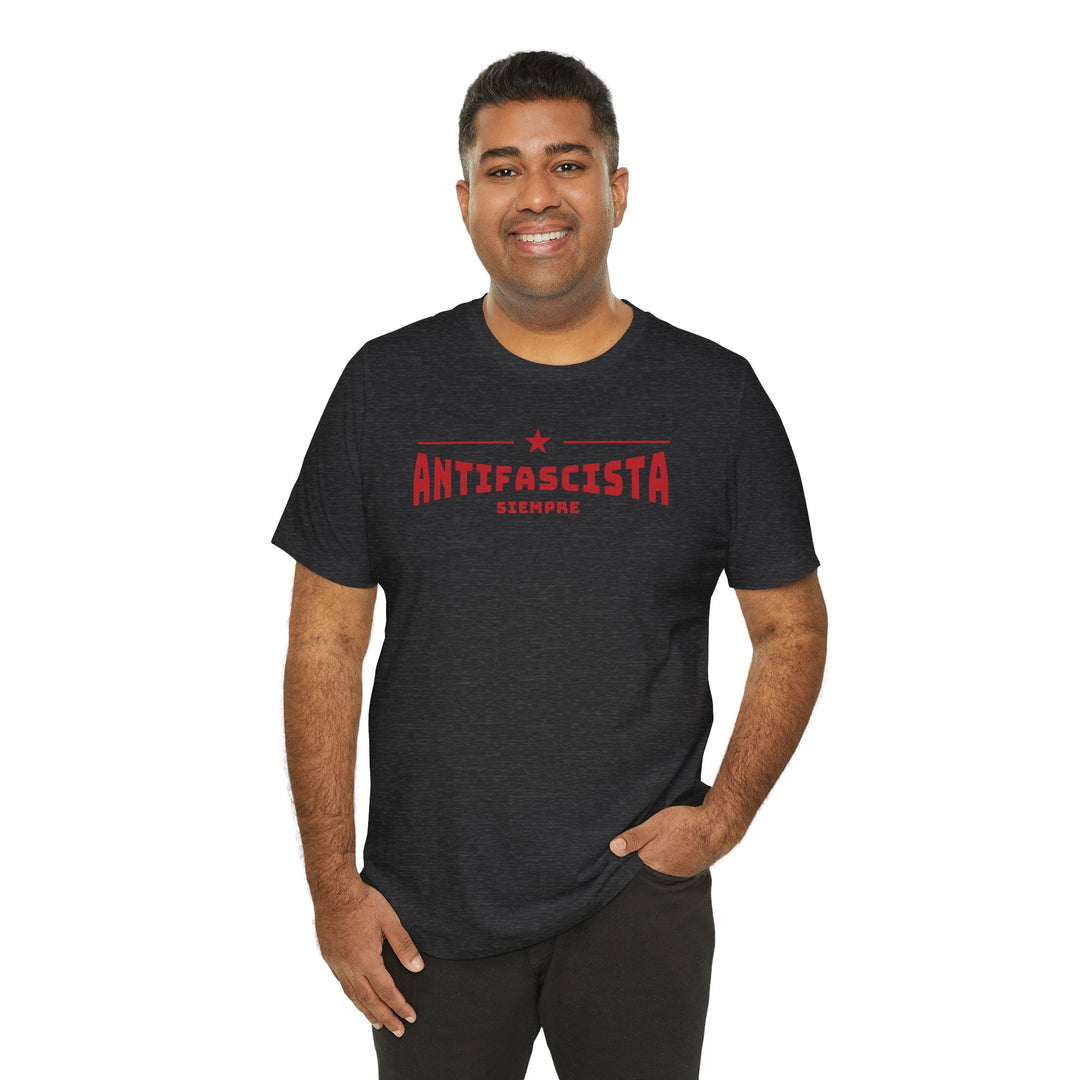 Siempre Antifascista Red Star – Unisex T-Shirt