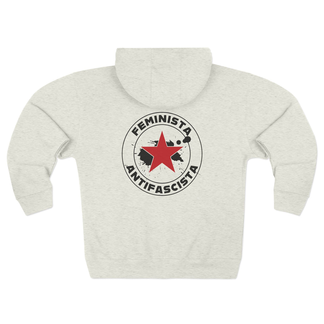 Feminista Antifascista Graphic - Unisex Zip Hoodie
