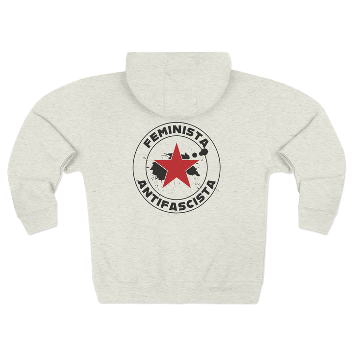 Feminista Antifascista Graphic - Unisex Zip Hoodie