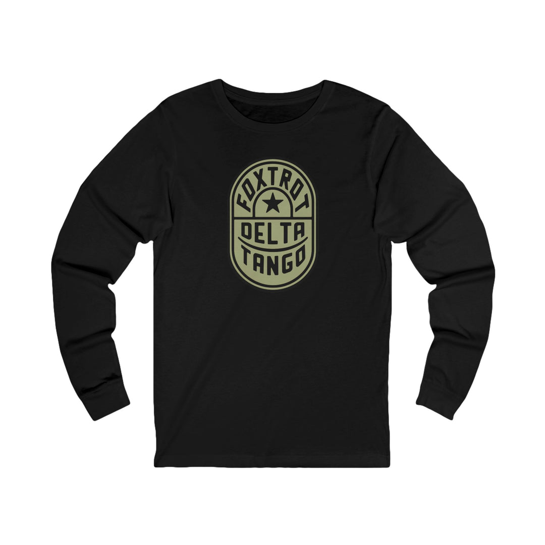 Foxtrot Delta Tango Emblem – Unisex Long Sleeve Shirt