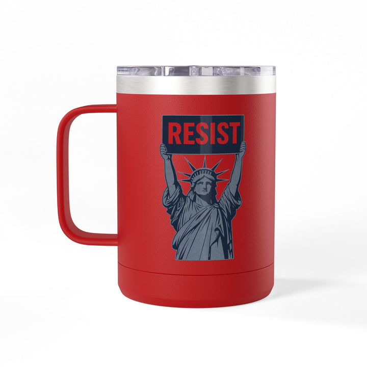 RESIST - Lady Liberty Graphic – Coffee Mug Tumbler, 15oz