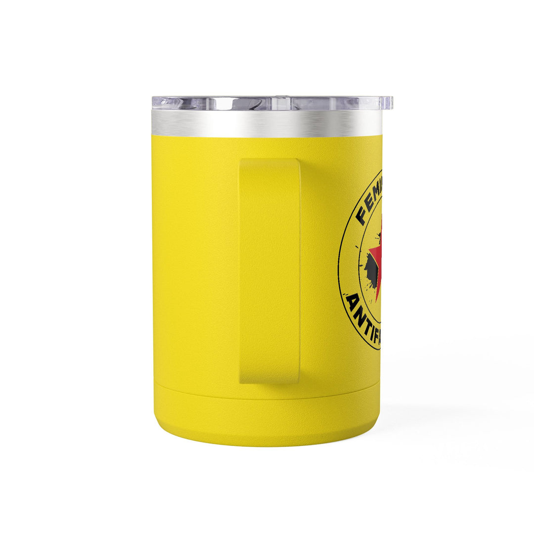Feminista Anti-Fascista Graphic – Coffee Mug Tumbler, 15oz