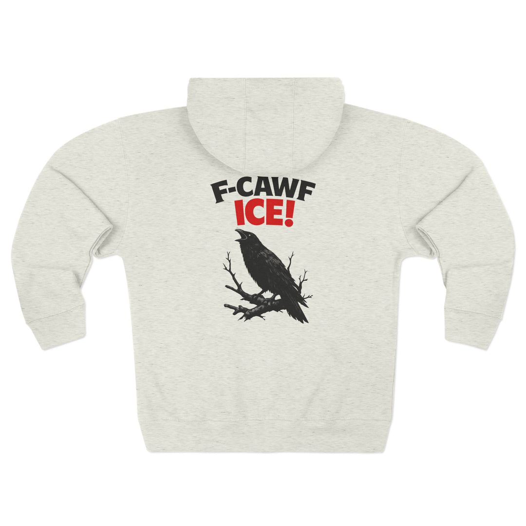 F-CAWF ICE! Crow – Unisex Zip Hoodie