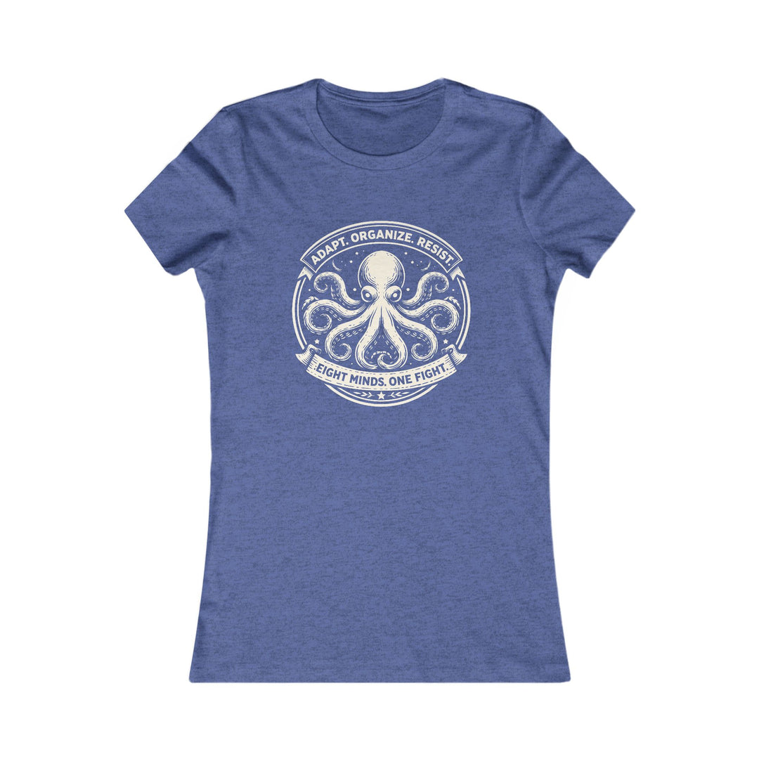 Adapt. Organize. Resist. Octopus – Women’s Fitted T-Shirt