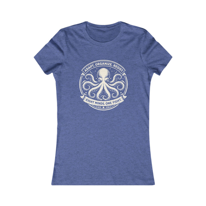 Adapt. Organize. Resist. Octopus – Women’s Fitted T-Shirt