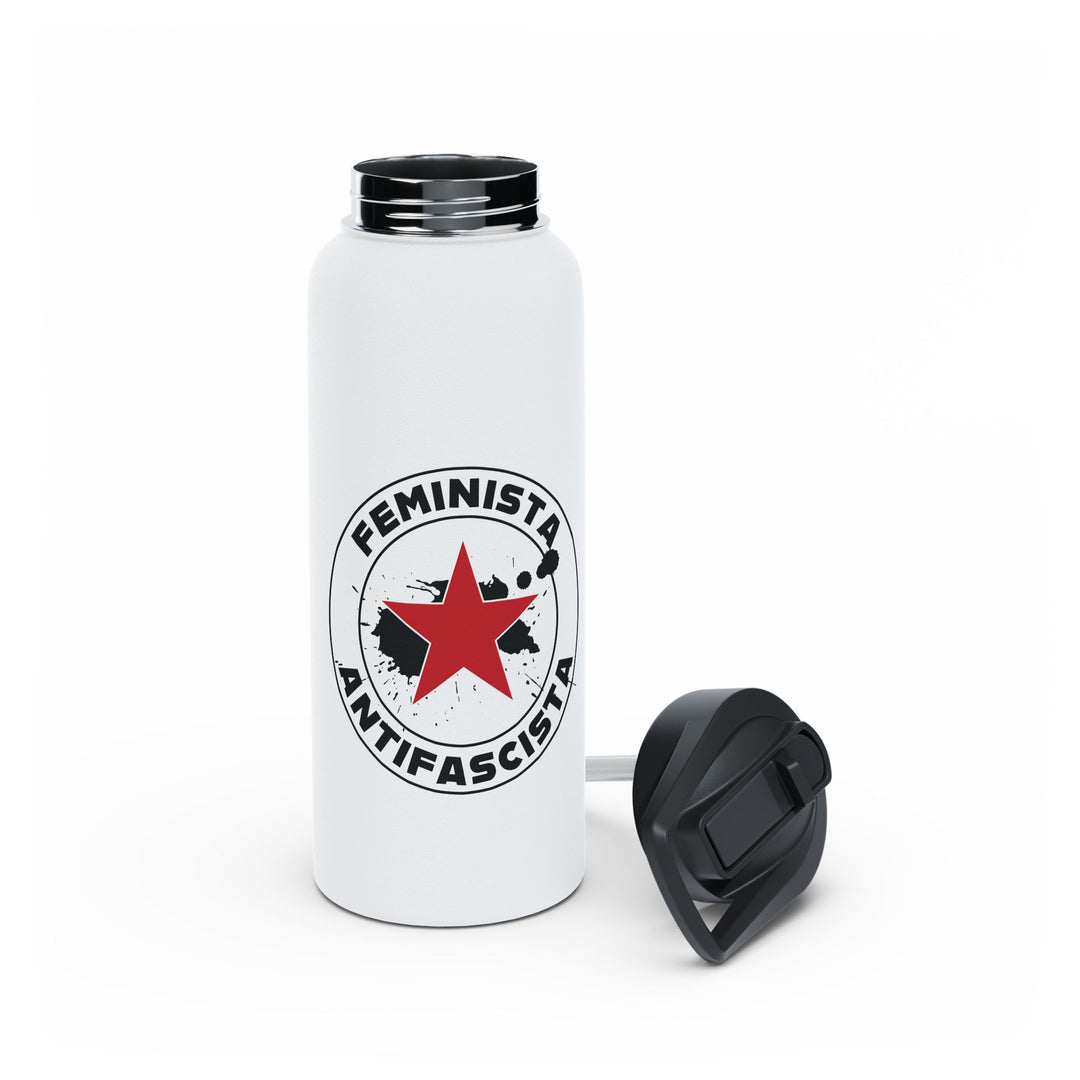 Feminista Antifascista - Stainless Steel Water Bottle - Standard Lid