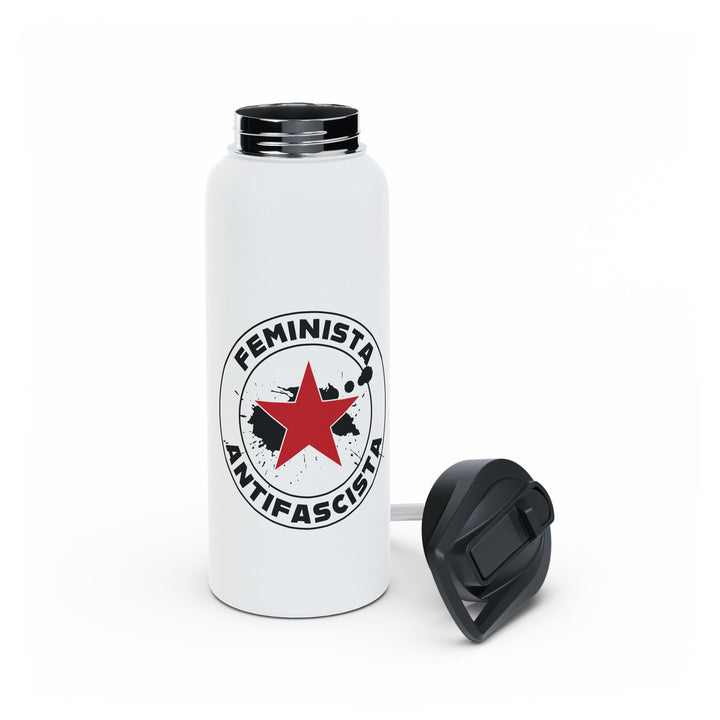 Feminista Antifascista - Stainless Steel Water Bottle - Standard Lid