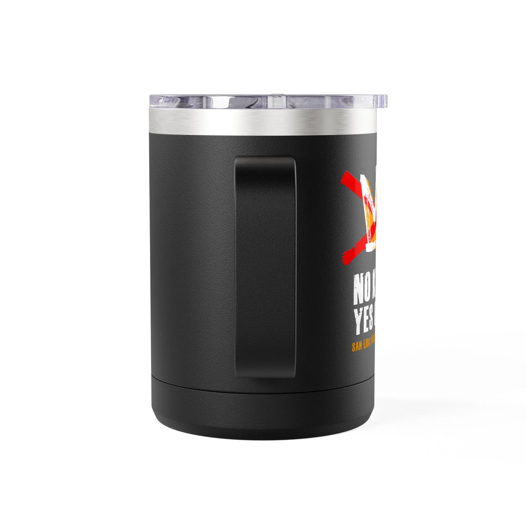 SLO No Kings - Yes On 50 Commemorative - Coffee Mug Tumbler, 15oz