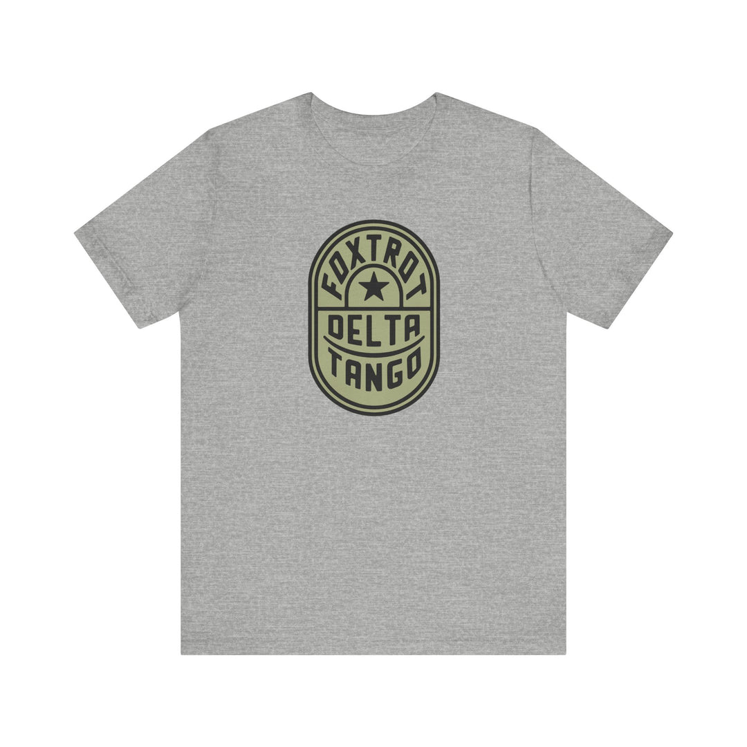 Foxtrot Delta Tango Emblem Graphic – Unisex Tee