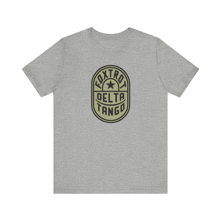 Foxtrot Delta Tango Emblem Graphic – Unisex Tee