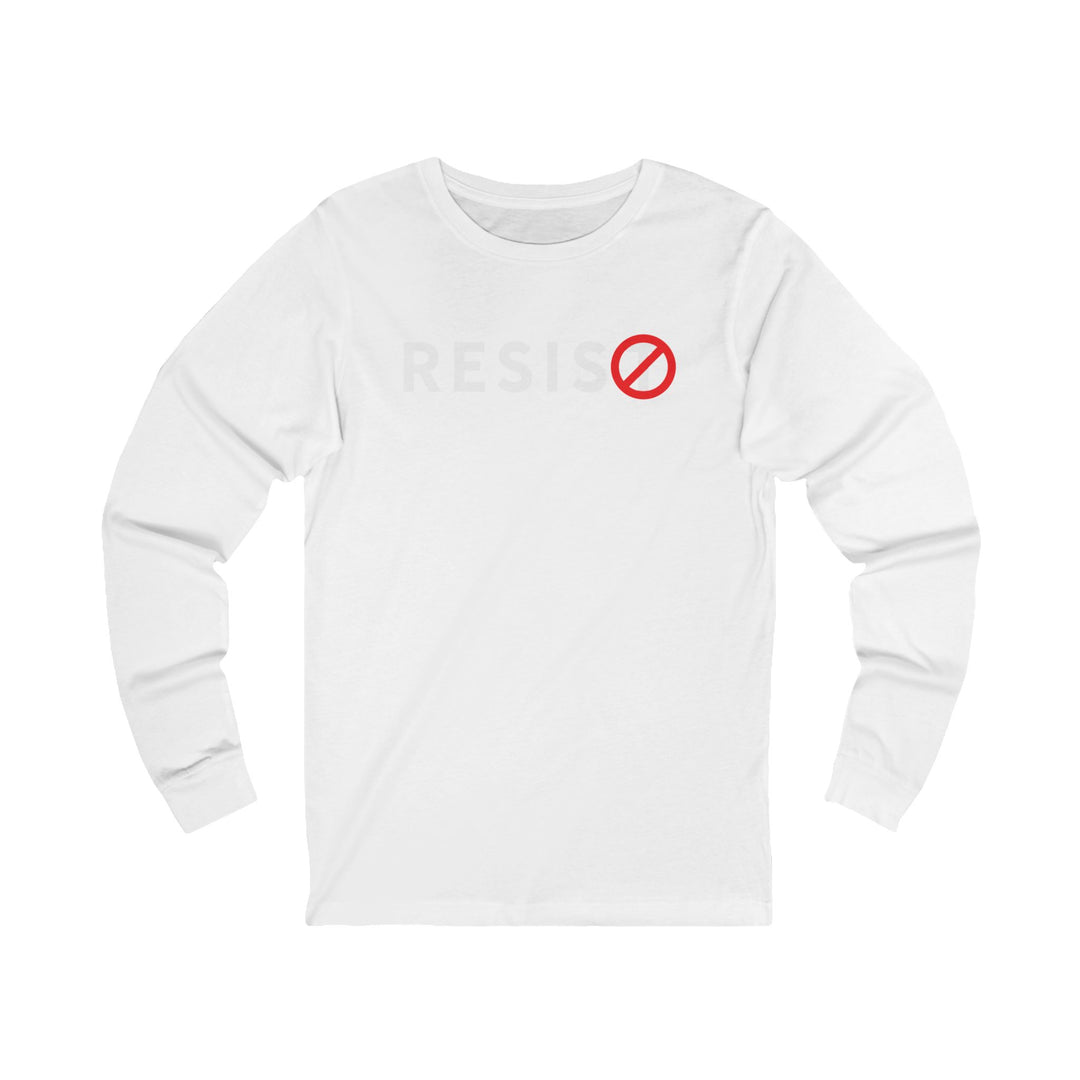 RESIST Circle-T Slash – Unisex Long Sleeve Shirt