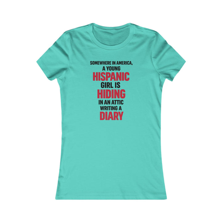 Somewhere in America - Women’s Fitted T-Shirt