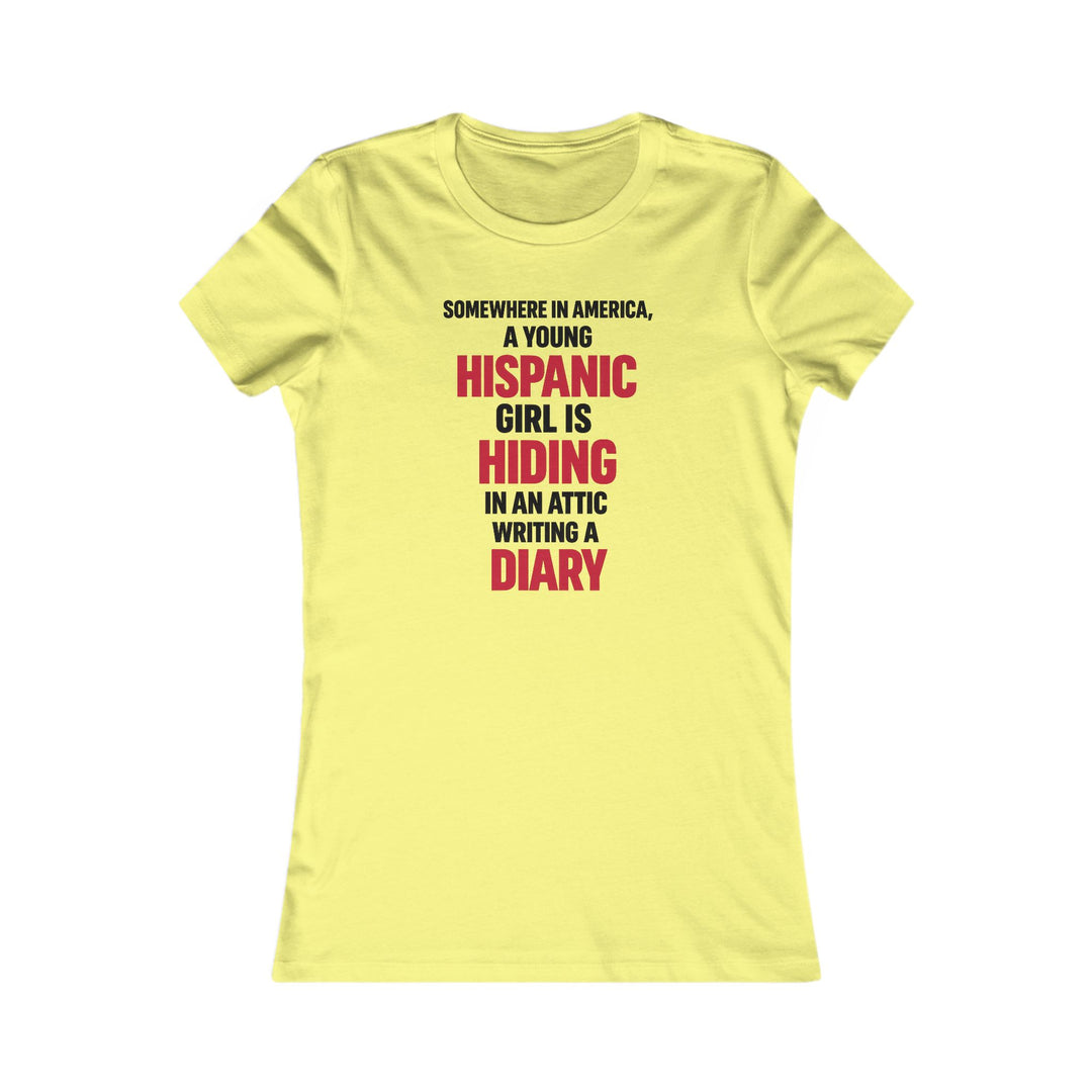 Somewhere in America - Women’s Fitted T-Shirt