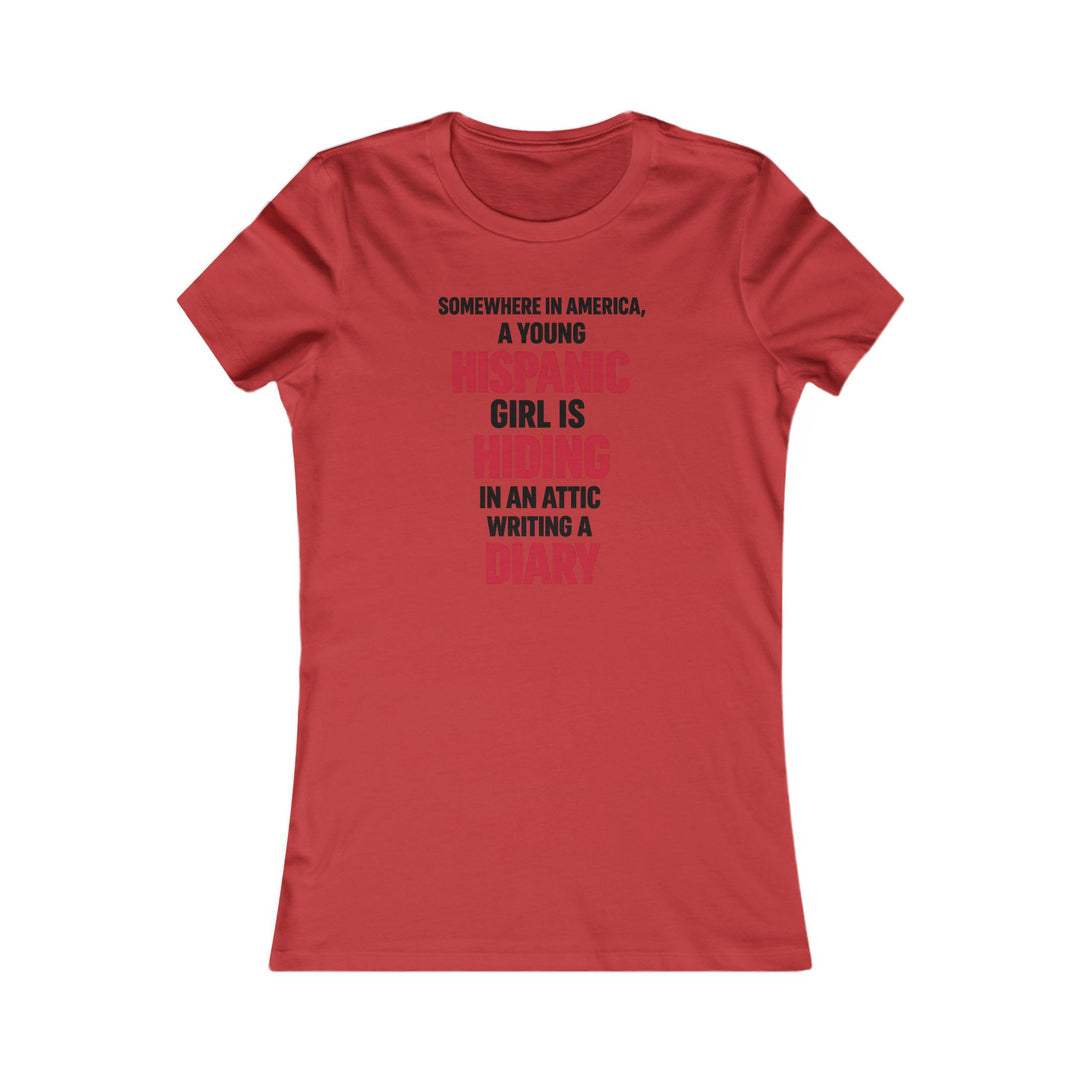 Somewhere in America - Women’s Fitted T-Shirt