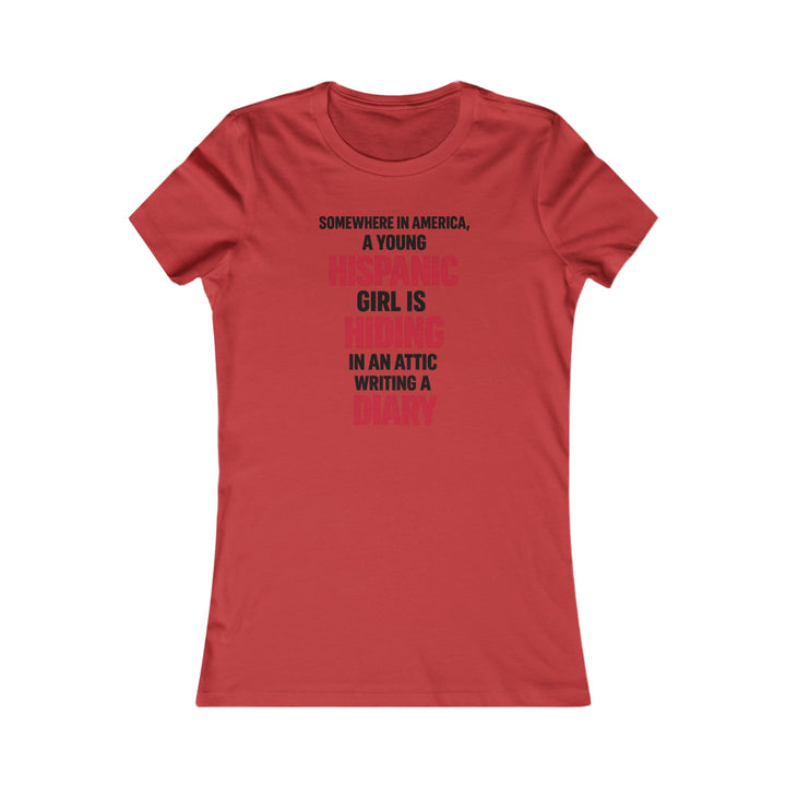 Somewhere in America - Women’s Fitted T-Shirt