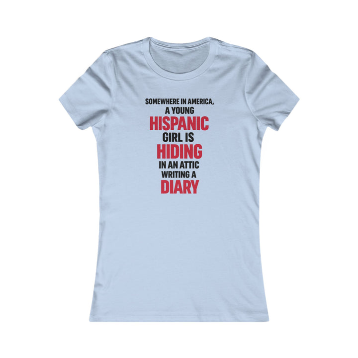 Somewhere in America - Women’s Fitted T-Shirt