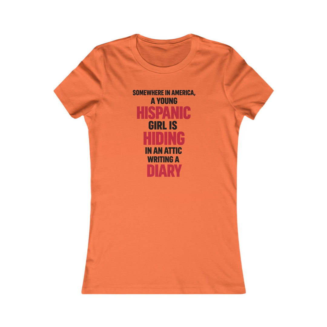 Somewhere in America - Women’s Fitted T-Shirt