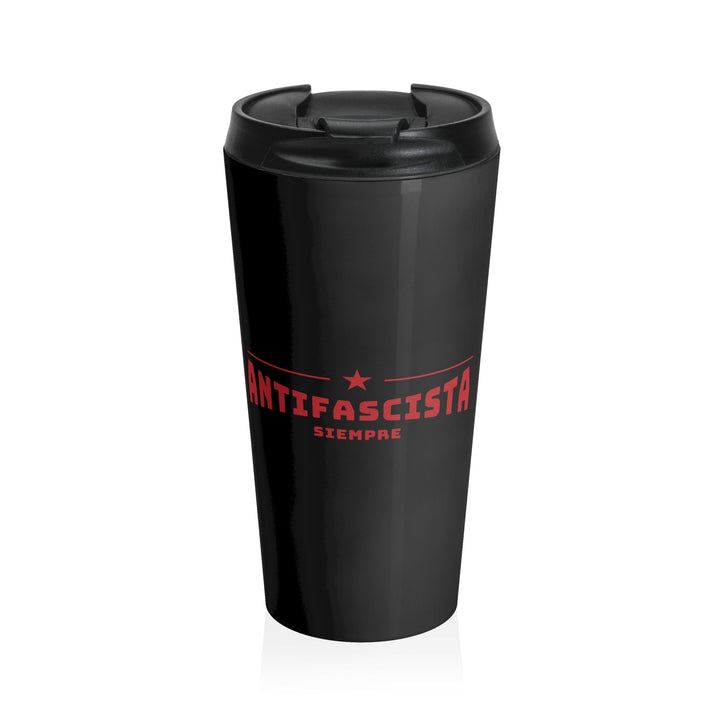 Antifascista Siempre Red Star – Stainless Steel Insulated Travel Tumbler, 15 oz