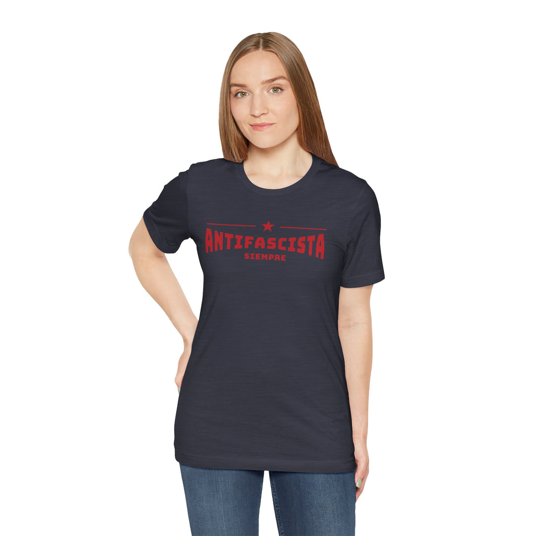 Siempre Antifascista Red Star – Unisex T-Shirt