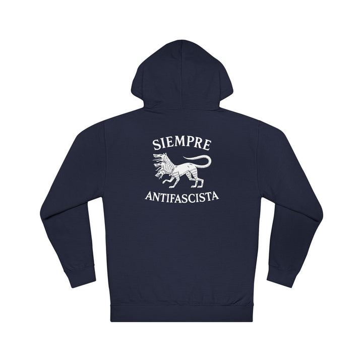 Siempre Antifascista Hoodie - Three-Headed Guardian - Unisex Hooded Sweatshirt