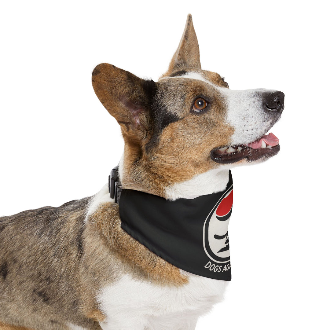 Dogs Against Fascism – Pet Bandana Collar (Clip-On)