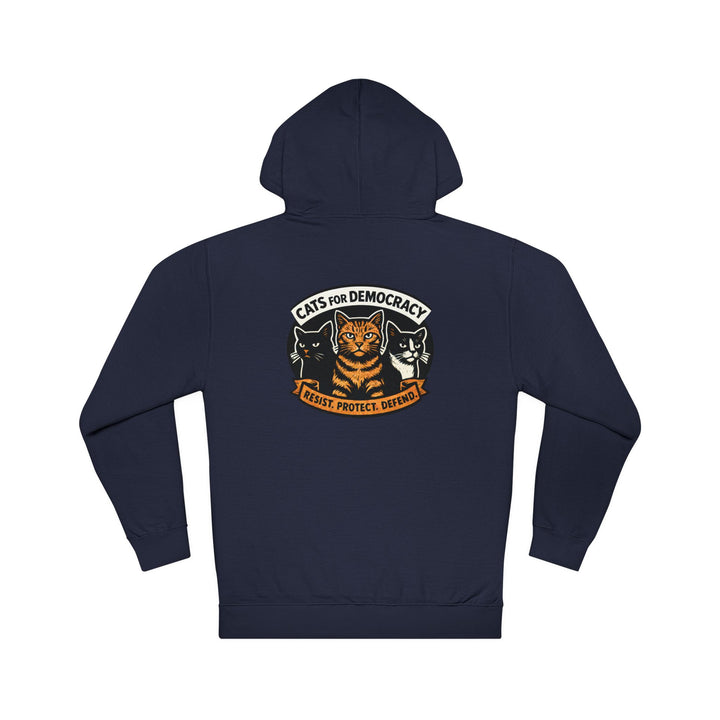 Cats for Democracy – Unisex Pullover Hoodie