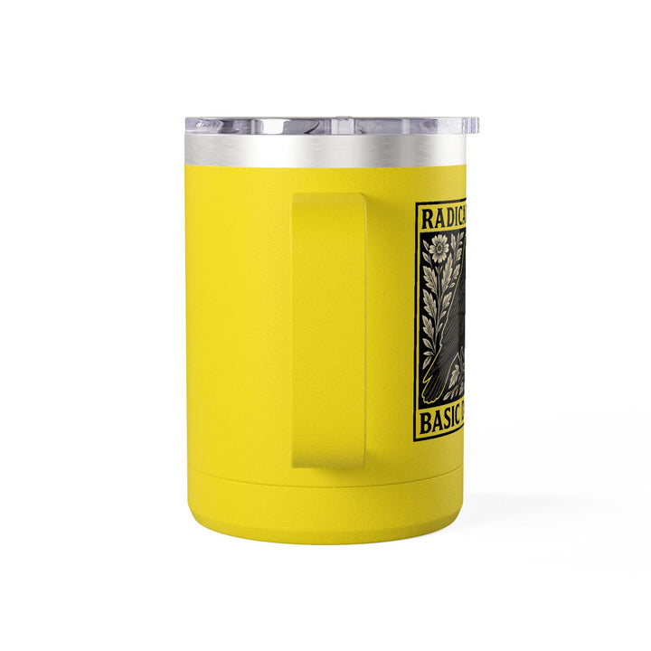 Radicalized By Basic Decency - Crow – Coffee Mug Tumbler, 15oz