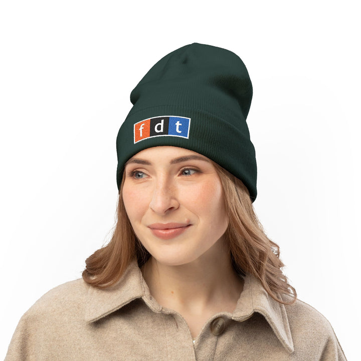 FDT NPR Style – Embroidered Knit Beanie