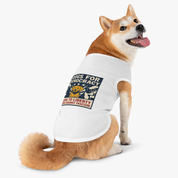 Dogs for Democracy D.F.D. – Pet Tank Top
