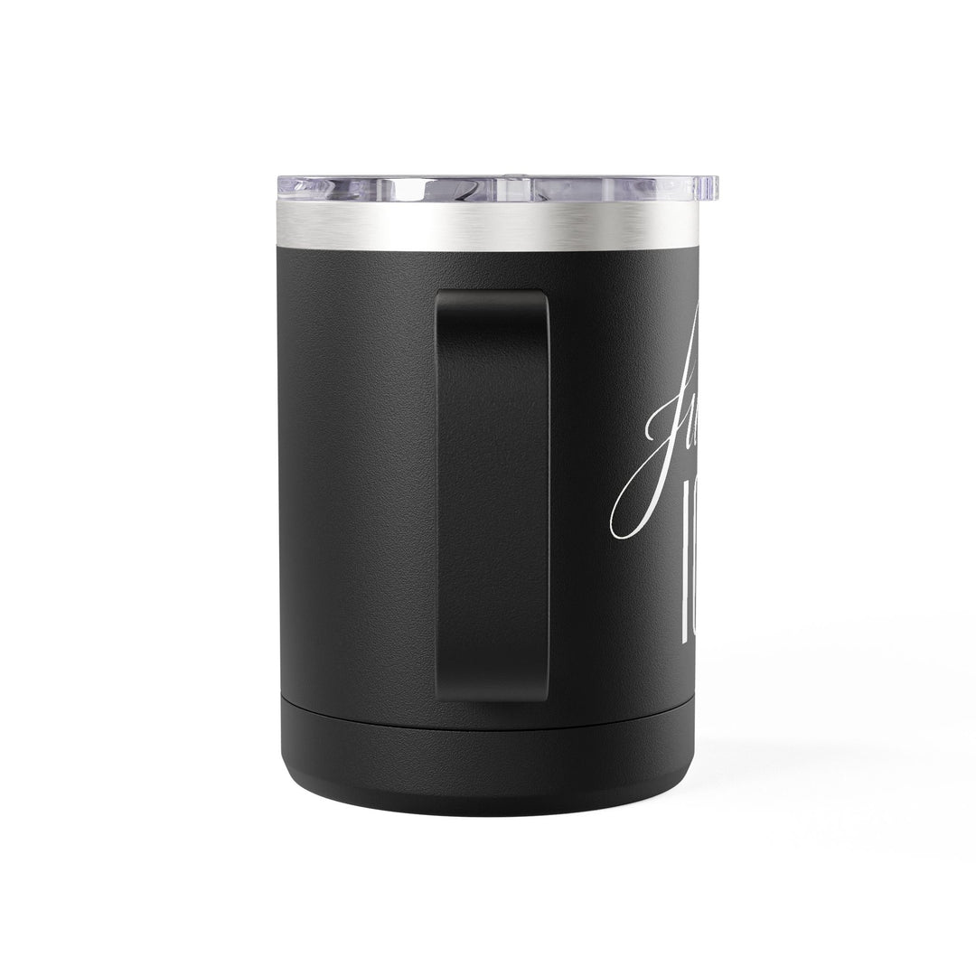 F*ck ICE Cursive Graphic – 15oz Coffee Mug Tumbler