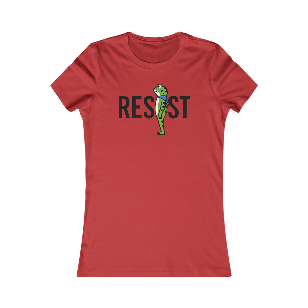 Resistance Frog – Women’s Fitted T-Shirt