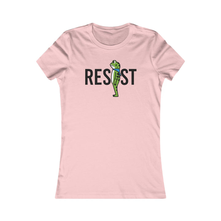 Resistance Frog – Women’s Fitted T-Shirt