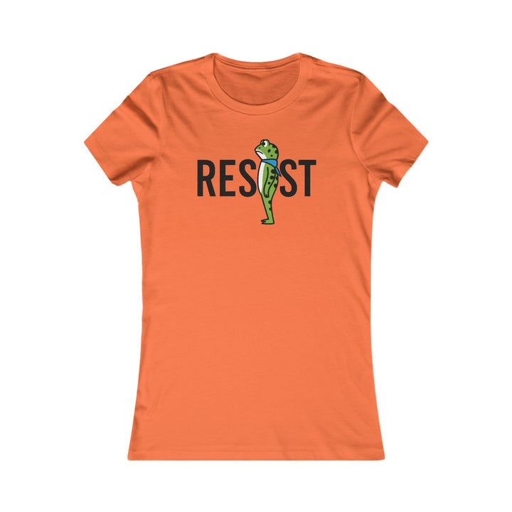 Resistance Frog – Women’s Fitted T-Shirt