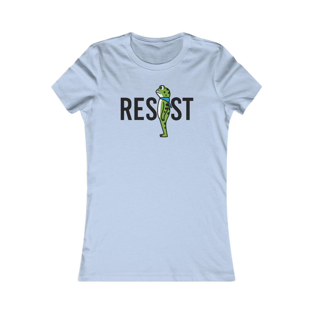Resistance Frog – Women’s Fitted T-Shirt