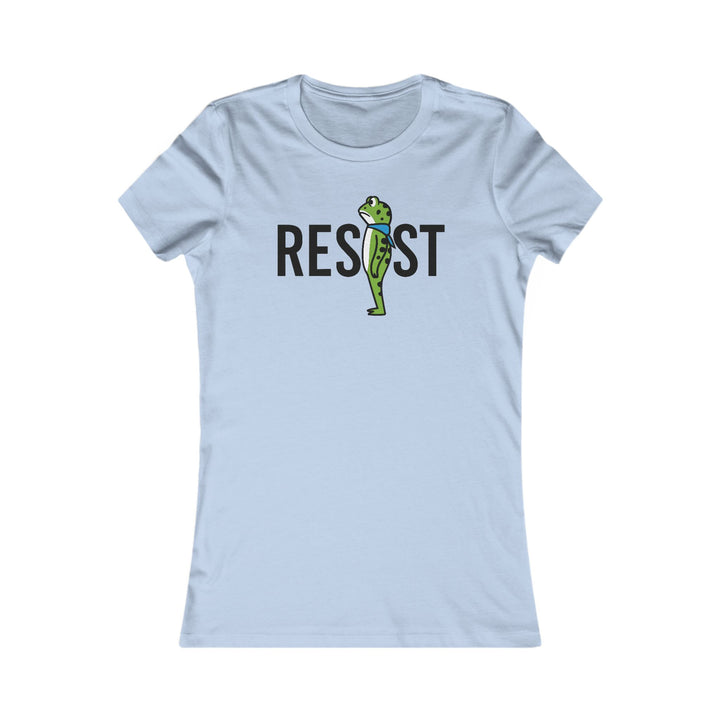 Resistance Frog – Women’s Fitted T-Shirt