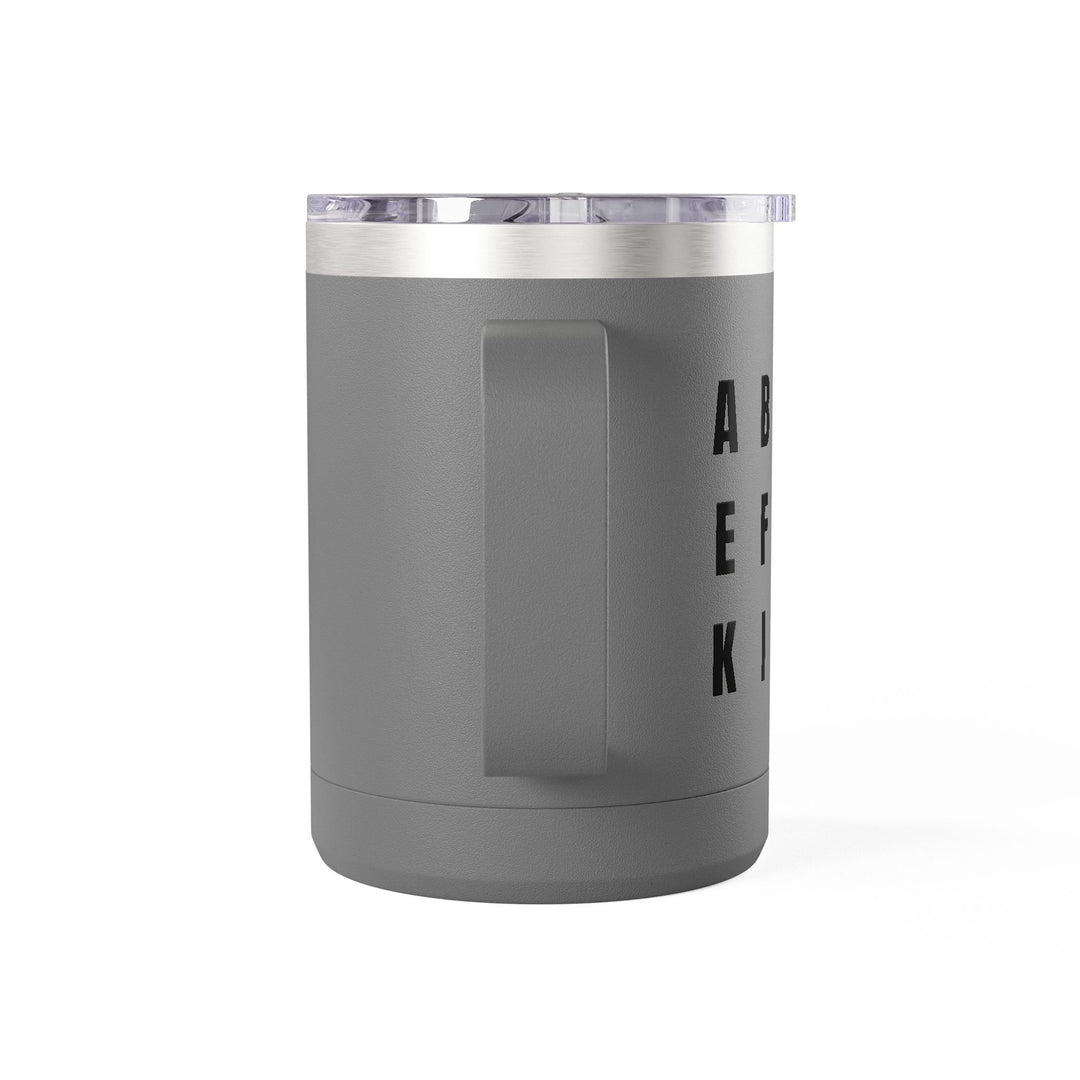 A B C D E F U C K I C E – Stainless Steel Travel Mug 15oz