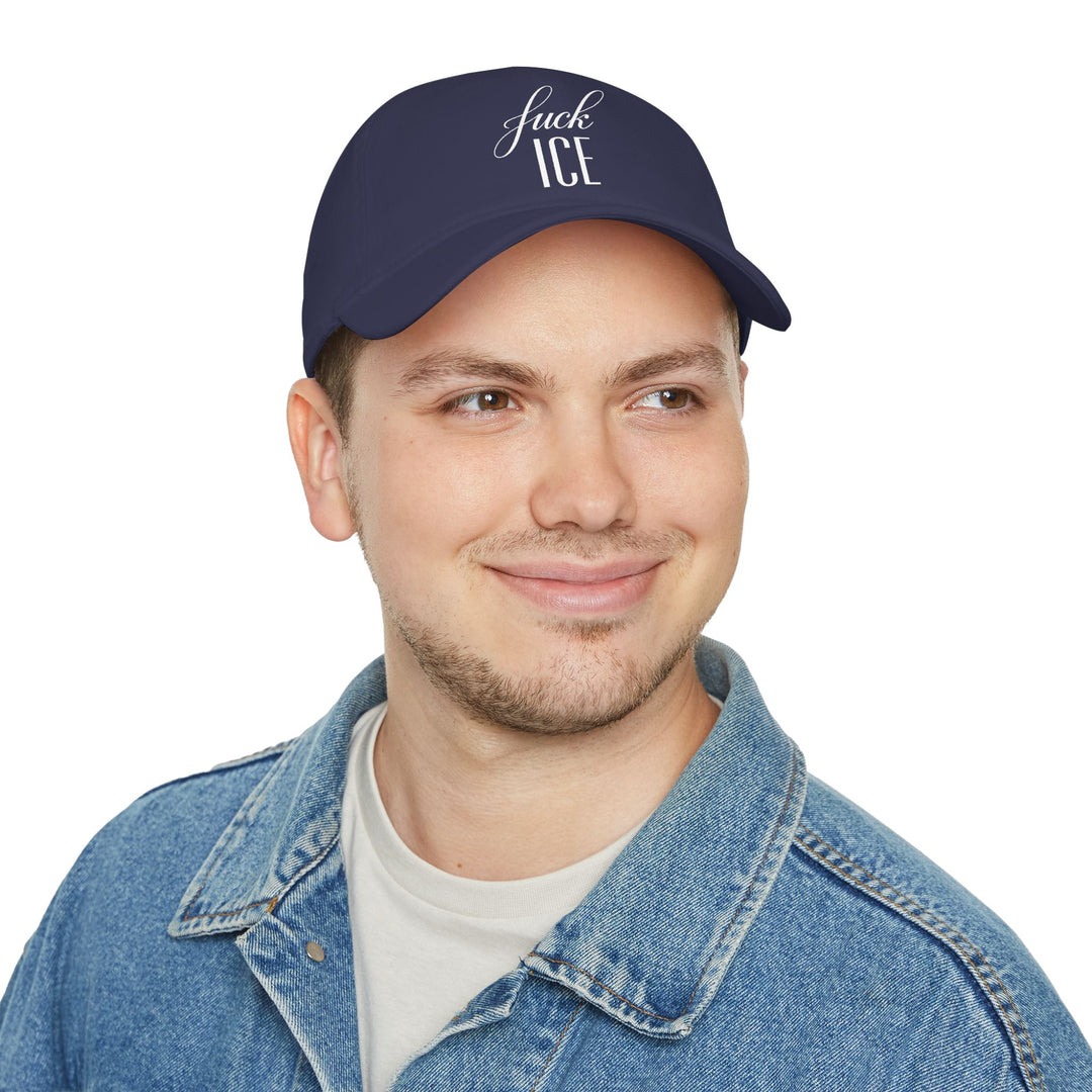 F*ck ICE Cursive Graphic – Cotton Baseball Cap