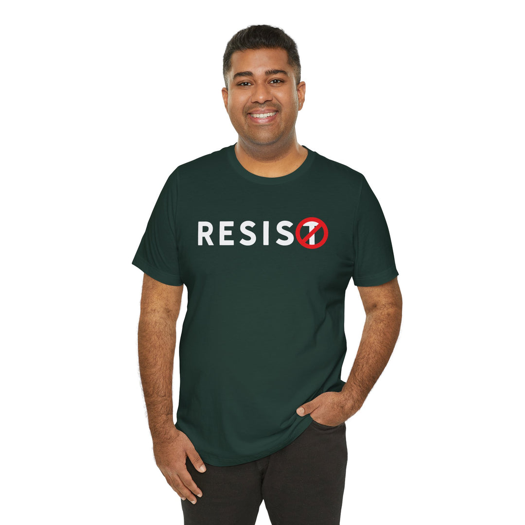 RESIST with Circle-T Slash Graphic – Unisex Tee