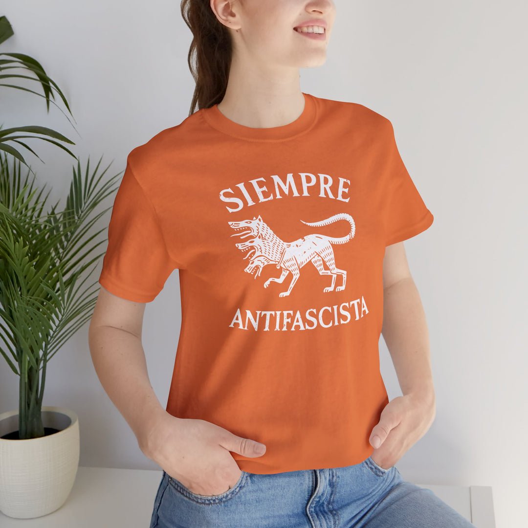 Antifascista Siempre Anti-Fascist Mythology Graphic – Unisex T-Shirt
