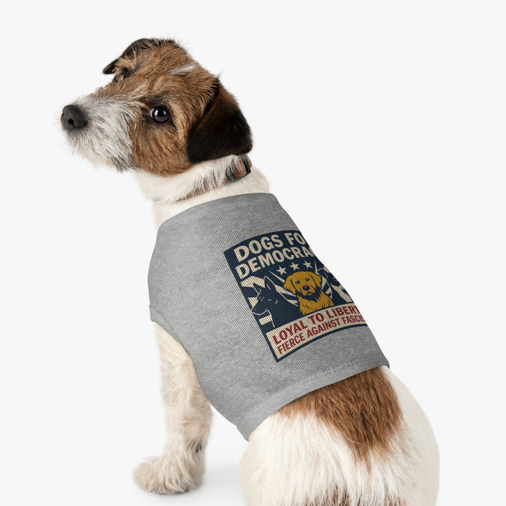 Dogs for Democracy D.F.D. – Pet Tank Top
