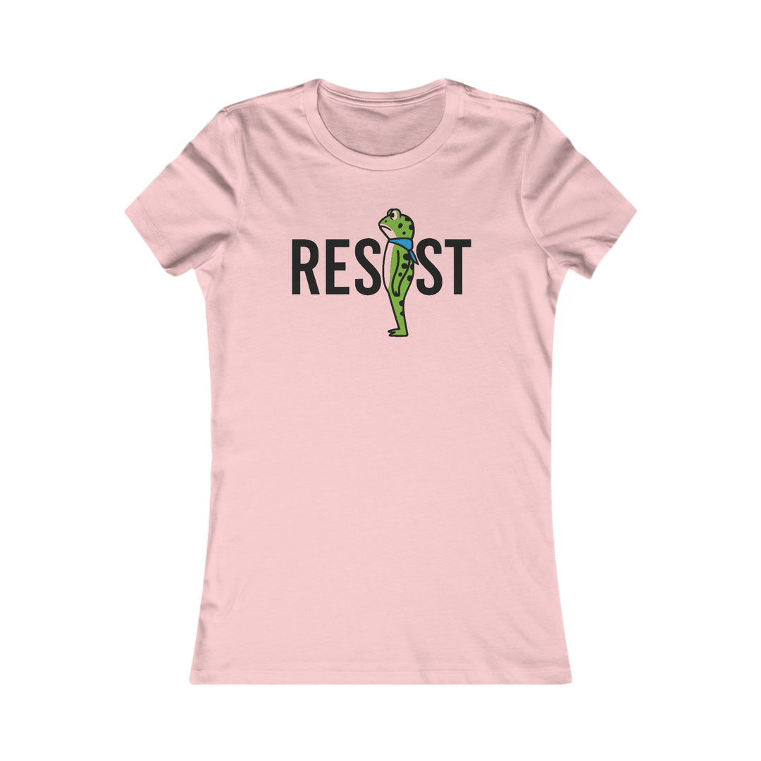 RESIST Frog – Women’s Fitted T-Shirt