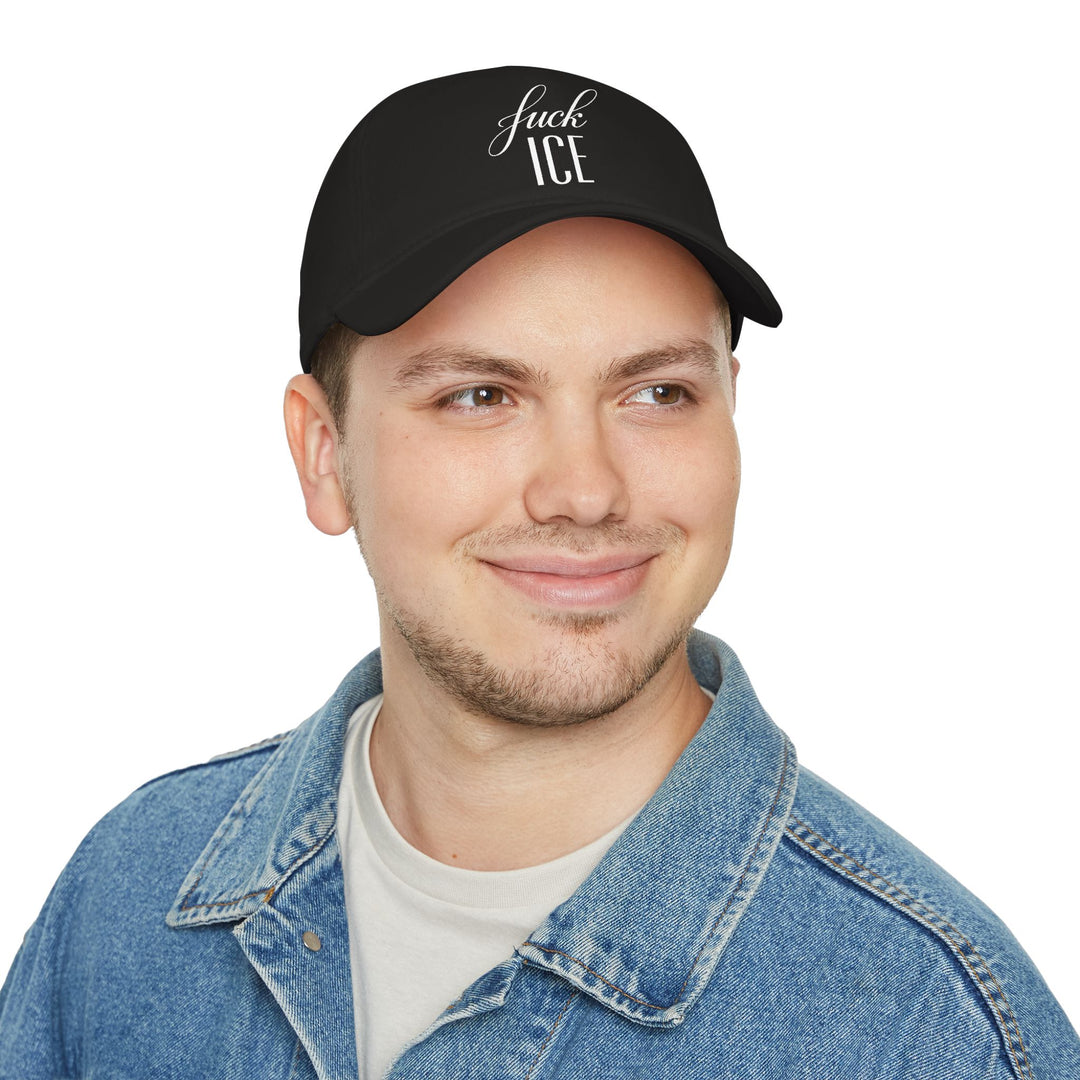 F*ck ICE Cursive Graphic – Cotton Baseball Cap
