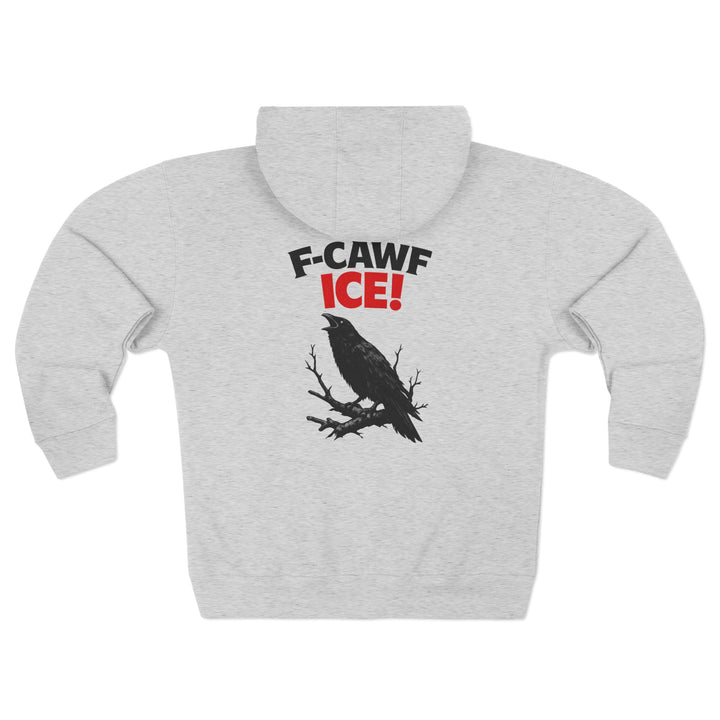 F-CAWF ICE! Crow – Unisex Zip Hoodie