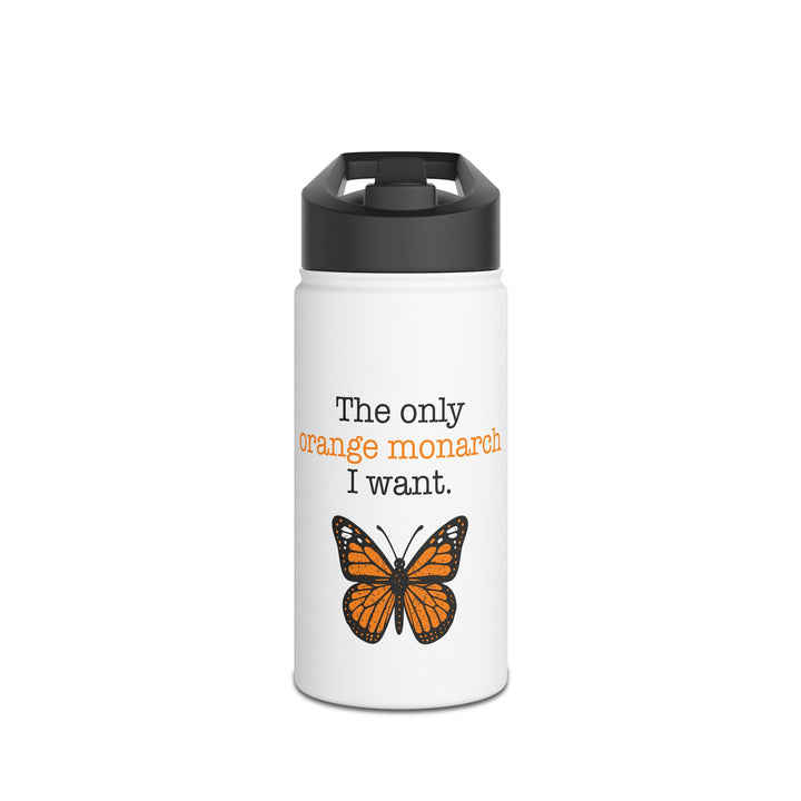The Only Orange Monarch I Want - Stainless Steel Water Bottle - Standard Lid