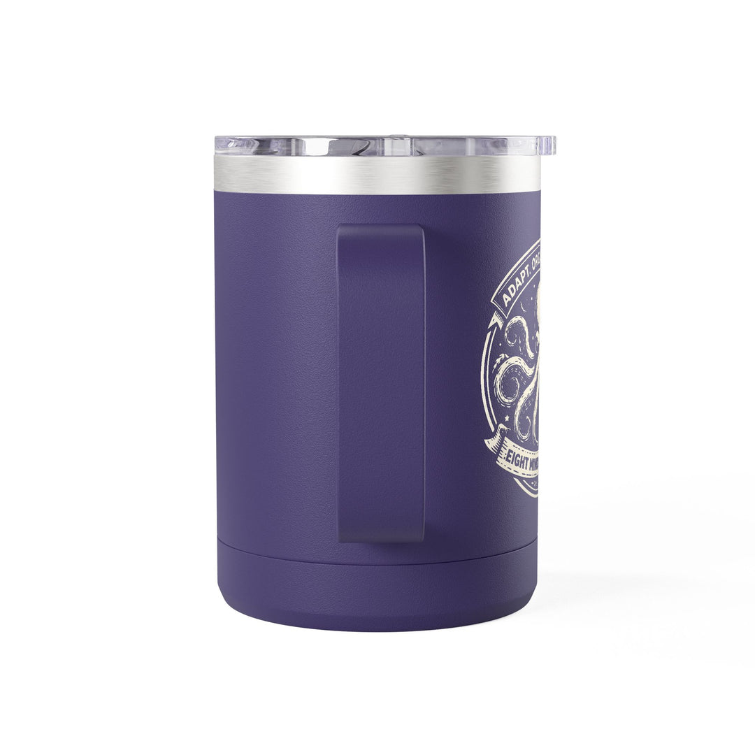 Adapt. Organize. Resist. Octopus – Stainless Steel Travel Mug 15oz