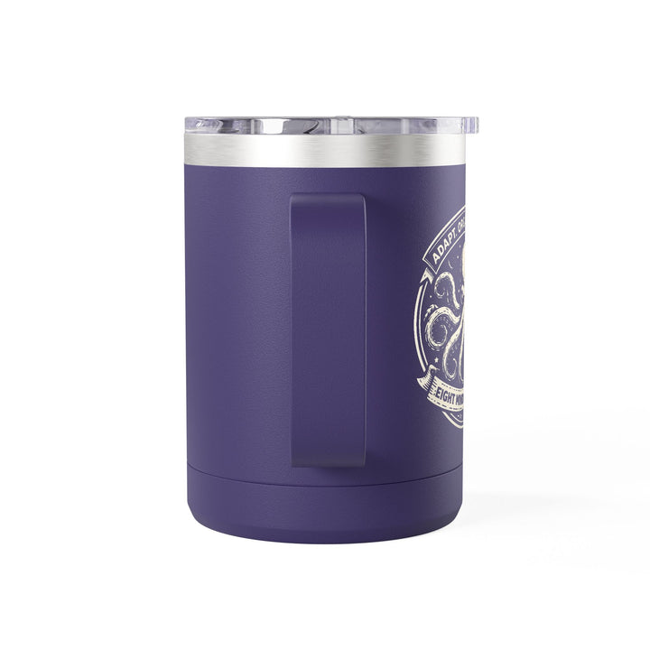 Adapt. Organize. Resist. Octopus – Stainless Steel Travel Mug 15oz