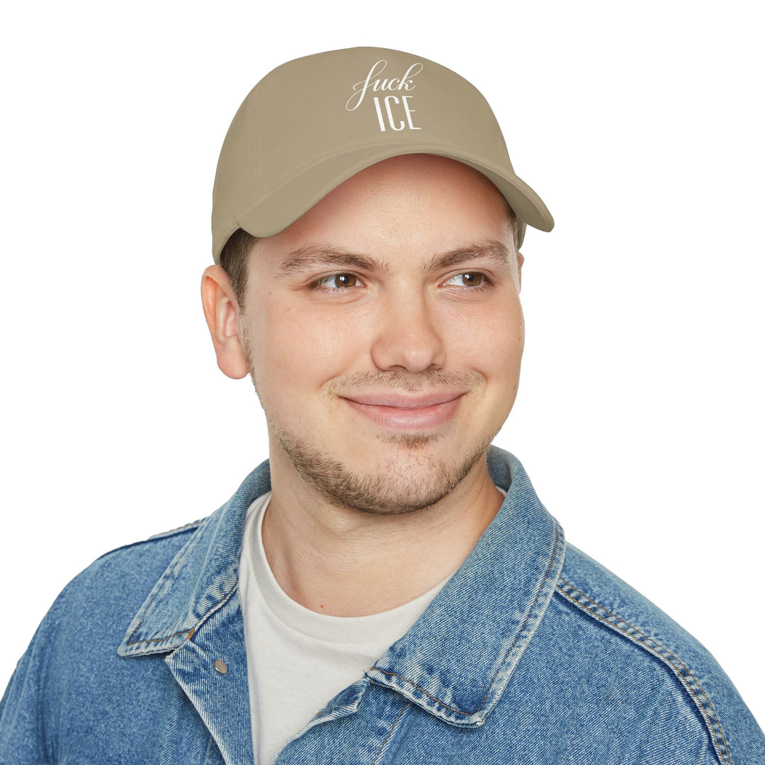 F*ck ICE Cursive Graphic – Cotton Baseball Cap