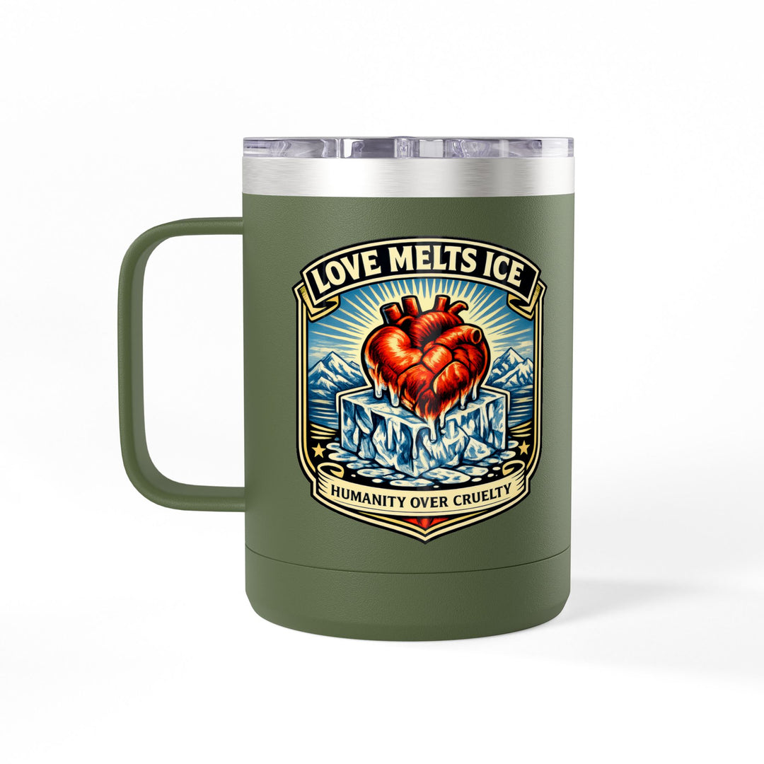 Love Melts ICE – Stainless Steel Travel Mug 15oz